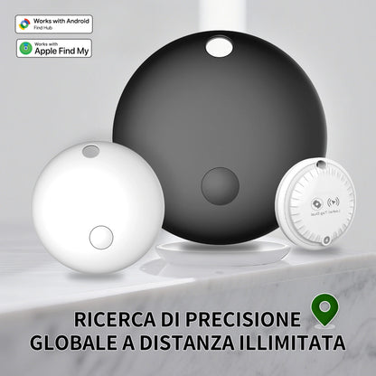 Traceur GPS Mini Dual - Localisateur Intelligent Compatible Apple Find My et Android
