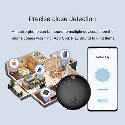 Traceur GPS Mini Dual - Localisateur Intelligent Compatible Apple Find My et Android