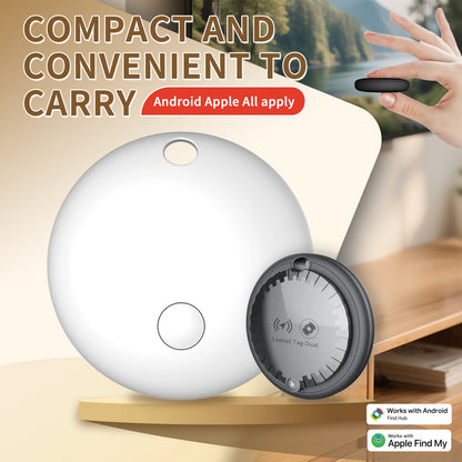 Traceur GPS Mini Dual - Localisateur Intelligent Compatible Apple Find My et Android
